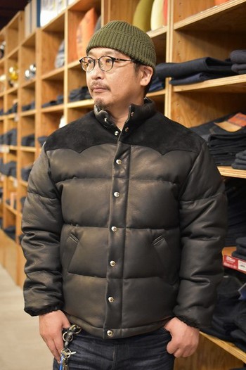 リアルマッコイズ　MJ20119 DEERSKIN Down Jackeｔ　サイズ感