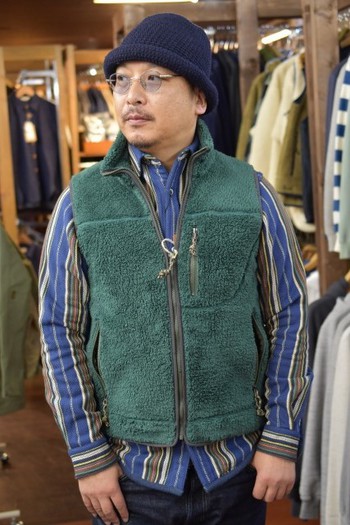 コリンボ フリースベスト MT.MARCY PILE VEST STD  サイズ感