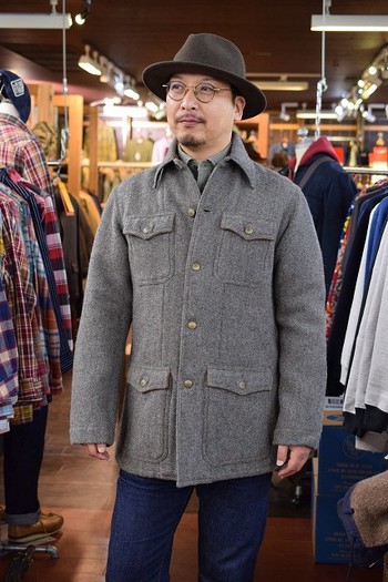 ダリーズ REGRO 20s ARMY COAT TOP GRAY