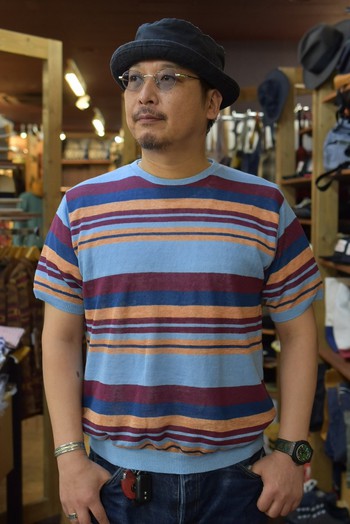 スティーブンソンオーバーオール Classic Bordered Linen Knit  ご紹介