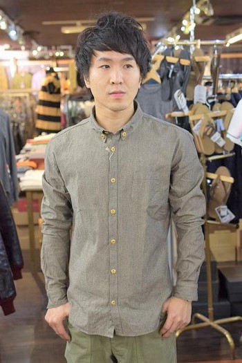 オルゲイユ シャンブレーボタンダウンシャツご紹介