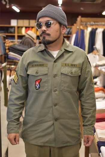 BOSSが着る バズリクソンズ SHIRT,MAN’S,COTTON SATEEN