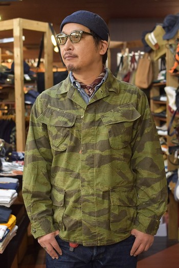 コリンボ　SOUTHENMOST BUSH JACKET TIGER CAMO  入荷です