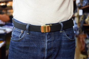 リアルマッコイズ BLACK TROUSER UNIFORM BELT 入荷です
