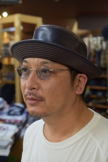 Y‘2レザー  別注ポークパイHAT　ご紹介