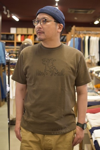 コリンボ　Tシャツ　ZW-0423 TEE ARMY MULF 　ご紹介