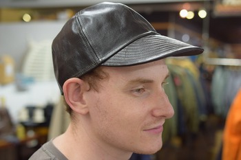 リアルマッコイズ　レザーメカニックキャップ　入荷