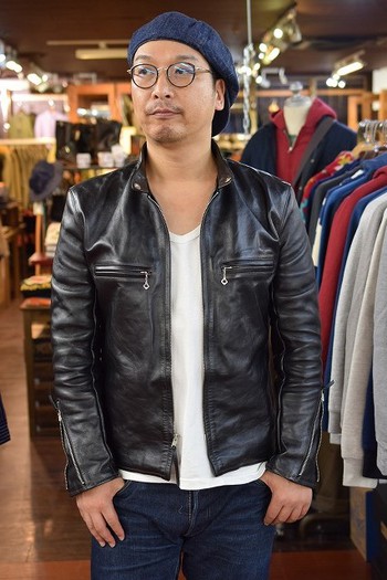リアルマッコイズ　BUCO J-100　D BLACK　経年変化1日目