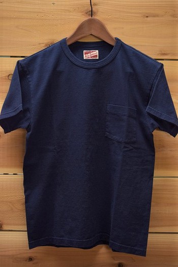リアルマッコイズ　MC19034　新アイテム　インディゴ染めTシャツ