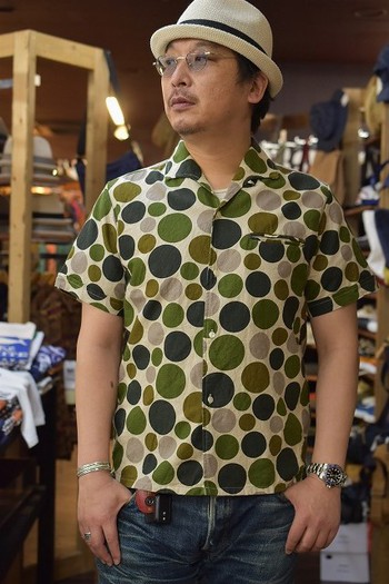 今着るならコレ!!　JELADO　別注VINCENT SHIRTS 　GREEN DOT