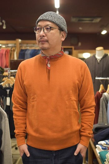 LOOP&WEFT　ザクザクストライプスウェット　改めてご紹介