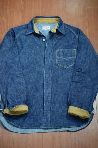 デラックスウエア　”40’S DENIM SHIRT”　経年変化