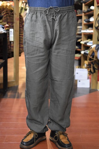STEVENSON OVERALL　リネン素材夏パンツ。