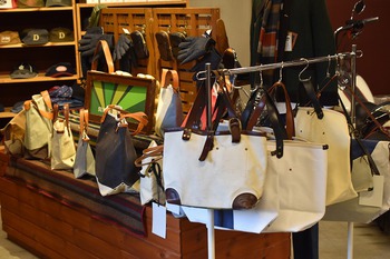 SUNSET CRAFTSMAN Co.　セミオーダー帆布バッグ展示中