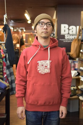リアルマッコイズ　MC19114　LOOP WHEEL HOODED  BULLDOG