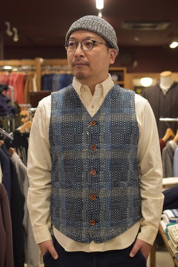 ダルチザン　NORAGI SASHIKO ベスト　ご紹介