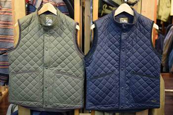 コリンボ UTICA BARN QUILTED VEST