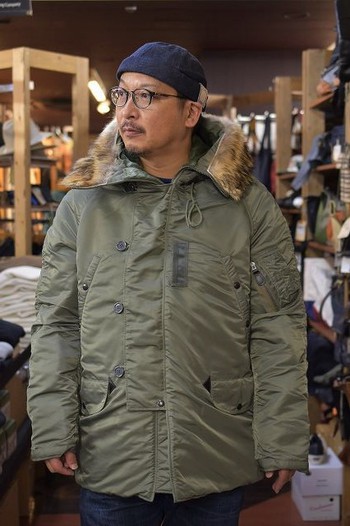バズリクソンズ　N-3B　スレンダーモデル　入荷です