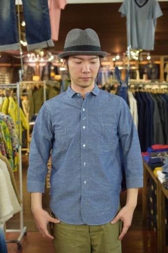 ジェラード、イエロー　７分シャツ　LOWER SHIRTS