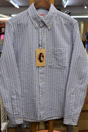 早くも春物入荷　ジェラード　シアサッカーB.D.Shirt