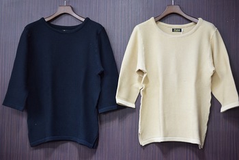 ダッパーズ 3/4スリーブ スプリングニット 入荷