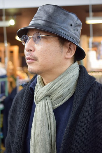 リアルマッコイズ HORSEHIDE PORKPIE HAT　1個でてきました