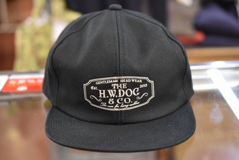 H.W.DOG＆CO 人気のキャップ入荷です