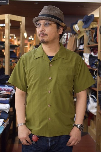 MOSSIR モシール  MOST002 John  半袖サプレックスシャツ