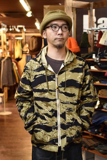 リアルマッコイズ　TIGER CAMOUFLAGE PARKA / GOLD TONE 入荷です