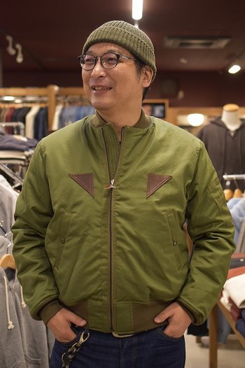 フェローズ　B-15A MOD ダウン　入荷です