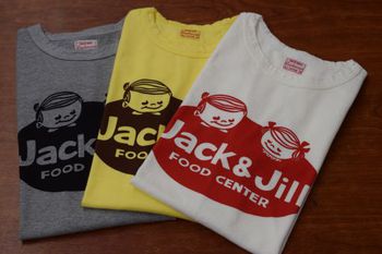 クッシュマン　今年もリサイクルコットンTシャツ　Jack&Jill