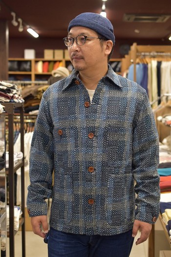 ダルチザン　NORAGI SASHIKO カバーオール　この秋オススメです
