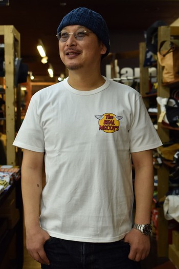 リアルマッコイズ  THE REAL McCOYS LOGO TEE S/S Tシャツ