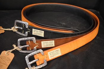 ヴィンテージワークス　ベルト入荷です　