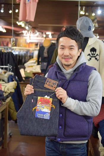サムライジーンズ別注　富士山ジーンズ　入荷致しました！
