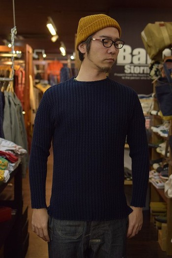 コリンボ　KOZHI-PORT BOAT NECK SHIRT