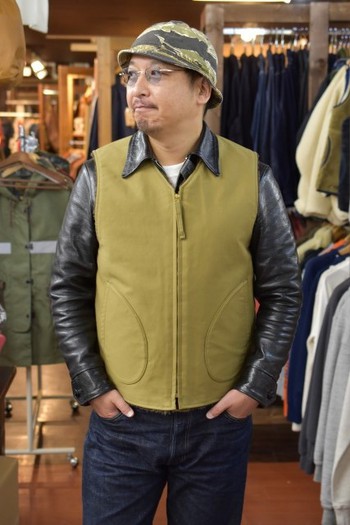 リアルマッコイズ  ALPACA VEST  革ジャンの上に着る!!