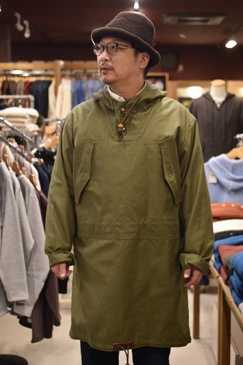 バズリクソンズ “Type M-43, PARKA, FIELD, COTTON, O.D.”