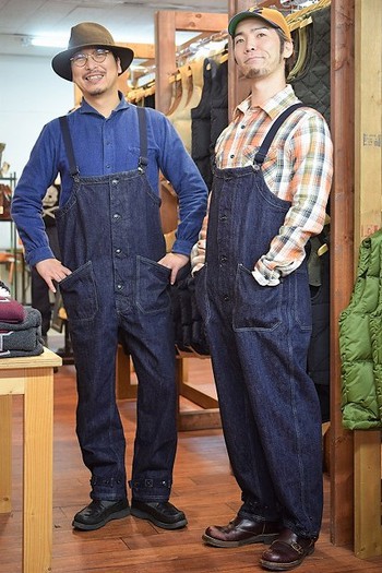 コリンボ　OLD MIDSHIPMENS BIB OVERALL デニム　1枚発掘
