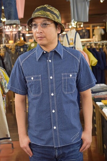クッシュマン　シアサッカー半袖シャツご紹介