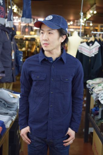 ウエス　インディゴドビーワークシャツ　入荷