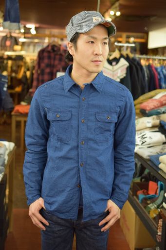 ウエス　インディゴシャンブレーワークシャツ　入荷