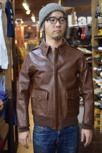 コリンボ A-2 TYPE ALIGHT JACKET “EVERHART DRIVER” サイズ感