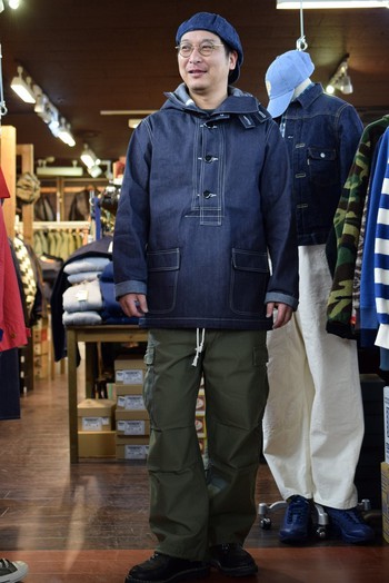 リアルマッコイズ　U.S. NAVY DENIM PARKA