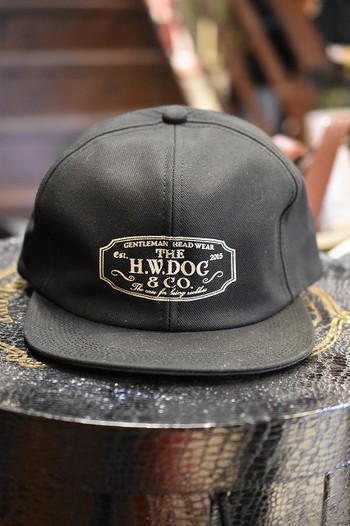H.W.DOG＆CO D-00004 TRUCKER CAP 　BLACK入荷です