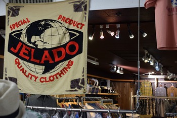 JELADO POP UP STORE 会場が出来あがりつつあります