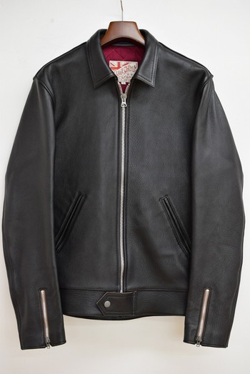 アディクトクローズ AD-01 SHEEPSKIN CENTER-ZIP JACKET