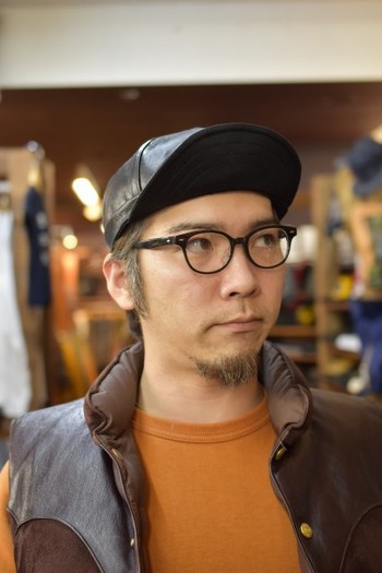 リアルマッコイズ　LEATHER WORK CAP　入荷です