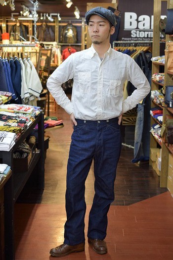 大江洋服店　1890s　ヘラクレス穿いてみた。