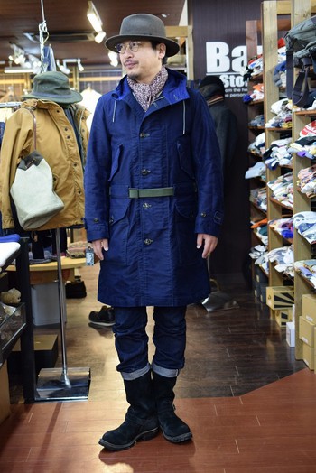 ミスターフリーダム　INDIGO JUNGLE CLOTH M-17 PARKA